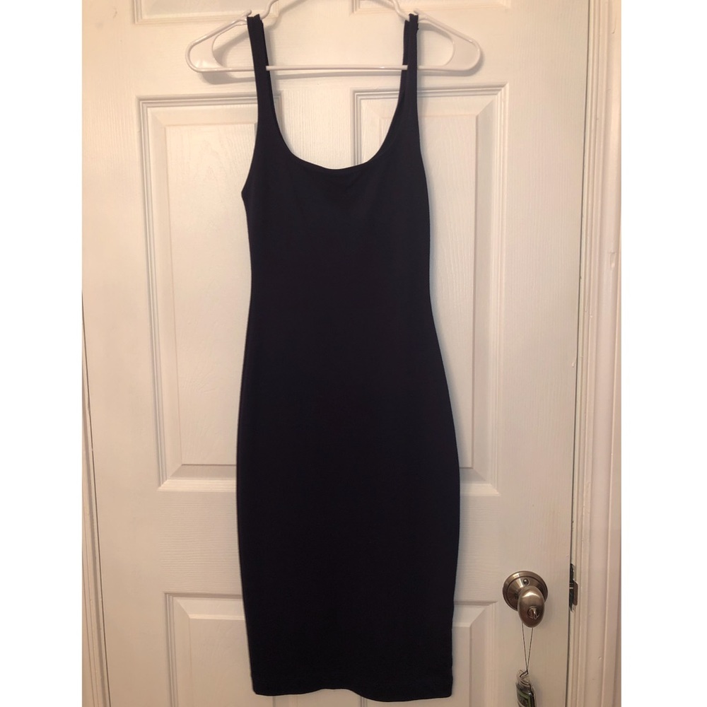 Zara Trafaluc Collection Navy Blue Bodycon dress